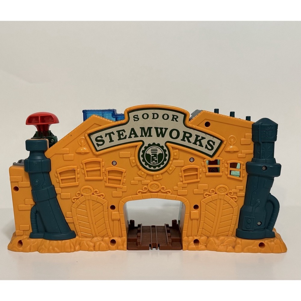 Thomas & Friends Train 2015 Fold and Go Sodor Steamworks Playset Building Only